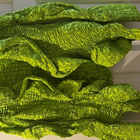 Dries Van Noten Vibrant Green Ruffled Jacket - Picture 5 of 7